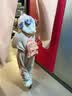 喜事近丑鱼睡衣加厚连帽大码搞怪连体睡衣女男秋冬季加厚保暖情侣家居服 丑鱼连体衣+带鞋子 XL 168-173cm（高品质） 实拍图