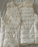 雪中飞经典新款基础舒适轻薄羽绒便捷短款保暖羽绒小马甲轻盈便携舒适 黎蔓卡其|7202-女 M 165/88A 实拍图