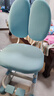 益威（EIEV）儿童学习椅可升降学生椅子儿童写字椅儿童小学生座椅电脑椅可调节 升降脚踏+9cm追背+手摇标准款-蓝 实拍图