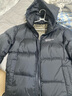 鸭鸭【255g充绒】羽绒服男士短款加厚冬季新款时尚面包服防寒保暖外套 黑色 2XL 实拍图