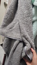 三利加大7A抗菌浴巾A类吸水速干成人男女士裹巾 90*180cm  460G天空灰 实拍图