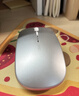 SUOYING【TOP榜第一名】无线鼠标蓝牙静音可充电办公无限声笔记本电脑平板游戏适用小米华为荣耀联想苹果 加强【加强续航丨可充电丨静音按键丨蓝牙三模】银色 适用华为苹果小米惠普华硕联想荣耀macbo 实拍图