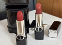 迪奥DIOR烈艳蓝金口红双支礼盒丝绒(999+720)唇膏套装 生日礼物送女友 实拍图