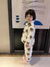 班喜迪儿童睡衣加绒套装秋冬装2025新款女童上衣宝宝裤子冬季男童家居服 米小熊 90 cm 实拍图