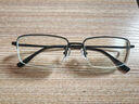 凯米近视眼镜男时尚平光防蓝光中性超轻钛文艺范镜架女配度数Z 镜邦18009黑色 配1.67凯米U6防蓝光镜片 实拍图