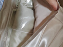 金三塔真丝睡衣女100%桑蚕丝外穿丝滑亲肤两件套睡裤居家服礼物 22姆米山岚色 L 实拍图