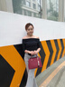 柏萨尼（PESASRIE）品牌包包女包手提包单肩斜挎包通勤手拎包生日520情人节礼物 喜庆红 实拍图