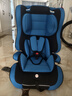天才宝贝儿童安全座椅汽车用9个月-12岁婴儿宝宝车载简易便携式可折叠收纳 海洋蓝 实拍图