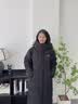 波司登反季冬羽绒服男女情侣同款超长时尚加厚连帽圆领面包服外套 实拍图