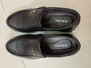 奥康（Aokang）男鞋牛皮套脚圆头舒适商务休闲鞋 黑色40码 实拍图