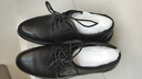 红蜻蜓真皮男鞋秋冬舒适商务休闲皮鞋高级正装德比鞋婚鞋WTA7376黑色38 实拍图