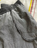 优衣库女装棉质牛仔舒适九分裤/水洗产品休闲百搭478995 473801 478995/08深灰色 XS 实拍图