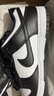 耐克NIKE男复古休闲板鞋 DUNK缓震运动鞋 HF5441-100黑白43 实拍图