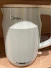 美的（Midea）电热水壶 2L大容量 1800W大功率速沸 双层防烫 304不锈钢无缝内胆 烧水壶电水壶 SH20M119 实拍图