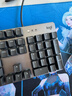 罗技（Logitech）K845机械键盘 有线键盘 办公电脑打字键盘  电竞游戏发光全尺寸个性化定制键帽 K845茶轴+暗香透光键帽+桌垫 实拍图