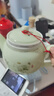 连山阁 陶瓷泡茶壶带过滤网内胆大号容量家用茶具单壶冲茶器杯子套装 升级玉兰花茶壶陶瓷650ml（一壶二杯 实拍图