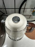 美的（Midea）艺术家电热水壶  烧水壶自动断电保温一体  1.6L大容量电热水壶 316L不锈钢恒温壶 精准控温 63-Q 实拍图