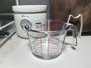 展艺高硼硅玻璃量杯1000ml加厚刻度耐高温微波炉烤箱烘焙打蛋热奶过滤 实拍图
