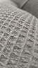 quatrefoil 沙发巾沙发盖布沙发套罩全包沙发盖巾盖毯180*300c纯灰华夫格 实拍图