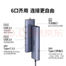 绿联Type-C3.2扩展坞千兆网线转接头雷电4拓展坞网口转换器USB接口10G适用苹果Macbook华为笔记本电脑 实拍图