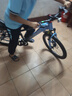 凤凰山地自行车男女变速山地车碟刹青少年儿童自行车学生单车 星际 蓝灰【单速+辐条轮】 22寸【适合130-170cm】 实拍图