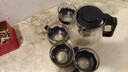 【京东物流】茶壶套装整套茶具大容量玻璃茶杯带滤网耐高温泡茶具 1000ML一壶+四杯套装 实拍图