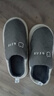 洁丽雅防水羽绒棉拖鞋男士冬季室内情侣居家保暖加绒防臭防滑棉鞋女秋冬 灰色 【1.0经典款 店长推荐】 44-45 【适合43-44码】 实拍图