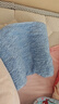 全棉时代毛巾纯棉不易掉毛加大加厚方巾抗菌柔软强吸水 冰川蓝32*70cm 实拍图