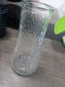 玻璃花瓶透明植物插花瓶水培容器大花瓶装饰客厅摆件 透明水波纹（17*5.5*8） 1个装 实拍图