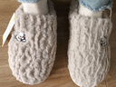 利达妮（TZLDN）棉拖鞋女秋冬室内家居可爱保暖毛绒包跟月子鞋防滑外穿棉鞋男冬季 浅灰 【收藏加购，优先发货】 38-39 【适合37-38码】 实拍图