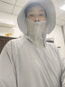 探拓(TECTOP)防晒衣女防紫外线UPF200+皮肤衣 女款冰河灰XL 实拍图