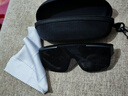 村田稻夫登山墨镜  骑行墨镜套镜 墨镜套近视眼镜 爬山护目镜 黑框黑灰片 实拍图
