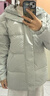 adidas 拒水防泼防风保暖鸭绒羽绒服面包服男女同款阿迪达斯官方   银灰色   XXS 实拍图