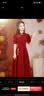 塞德勒（SAIDELE）新中式敬酒服新娘2026新款订婚旗袍高端大气轻奢结婚礼服平时可穿 酒红色 L 实拍图
