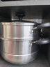 爱仕达（ASD）蒸锅双层不锈钢蒸锅 家用炖蒸煮一体汤锅26CM大容量蒸笼QVL1526WG 实拍图