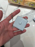 【掉秤必备】北欧风方形钥匙扣自动伸缩迷你小卷尺量衣皮尺三围尺 方形北欧蓝 实拍图