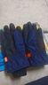 牧萌儿童手套滑雪手套男童骑行防水小孩玩雪卡通保暖手套 藏青色 XL 实拍图