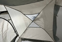 探险者帐篷户外露营防雨过夜3人-4人便携式折叠露营帐篷全自动加厚防晒 3-4人银胶款【一门三窗】云雾白 实拍图