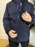 诺诗兰【伊吾】秋冬户外男女三合一抓绒冲锋衣防水三防徒步硬壳冲锋衣 纯黑色-05E男女 170 实拍图