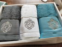 洁丽雅（Grace）五星级酒店抗菌防螨毛巾纯棉加厚强吸水柔软洗脸巾3条礼盒装 实拍图