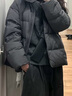 优衣库女装无缝羽绒短茄克/老爸评测外套夹克25秋冬478578 07 青灰色 XS /150/76A 实拍图