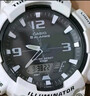 卡西欧（CASIO） 男表女表卡西欧手表男女情侣表学生时尚运动表太阳能双显电子表 太阳能表：AQ-S810WC-7白武士 实拍图