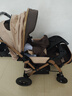安贝尼 婴儿推车可坐可躺双向推行小孩手推车四轮减震可折叠BB车 至尊版-卡其色四轮橡胶+四轮减震 实拍图