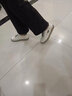 断码品牌真皮牛筋底小白鞋女2024新款平底休闲软皮软底单鞋 米白色 37 实拍图