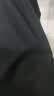 德尔惠休闲裤男春秋工装轻薄户外中青年宽松直筒运动长裤 黑色平口 5XL 实拍图