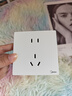 美的（Midea）开关插座面板86型家用办公暗装墙壁多孔一开双控五孔usb三孔16A 正五孔插座 实拍图