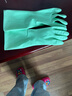 妙洁灵巧型柔韧手套 天然乳胶 1双装小号 清洁洗衣洗碗家务做饭手套 实拍图