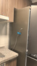 海尔（Haier）小红花套系418升594mm专业超薄零嵌十字T型家用电冰箱一级能效BCD-418WGHTDB9S9U1家电国家补贴20% 实拍图