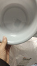新款圆形家用洗脸盆加厚卫生间厨房洗衣洗菜洗脚宿舍泡脚盆 湖水蓝 小号【直径23CM】 实拍图