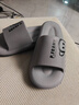 大嘴猴大嘴猴踩屎感拖鞋男士夏外穿室内家居2025新款防滑防臭凉拖青少年 灰色【官方正品】 42-43 【标准码】 实拍图
